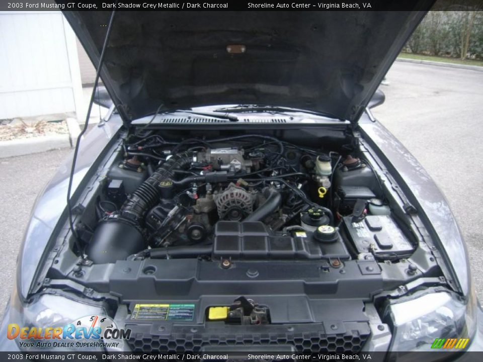 2003 Ford Mustang GT Coupe Dark Shadow Grey Metallic / Dark Charcoal Photo #20