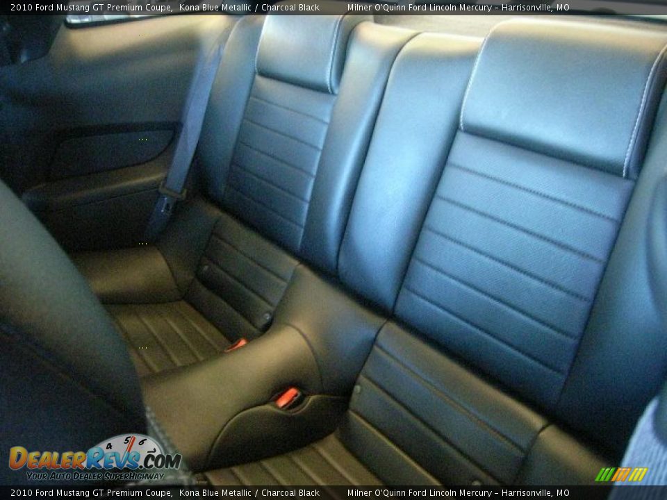 2010 Ford Mustang GT Premium Coupe Kona Blue Metallic / Charcoal Black Photo #9