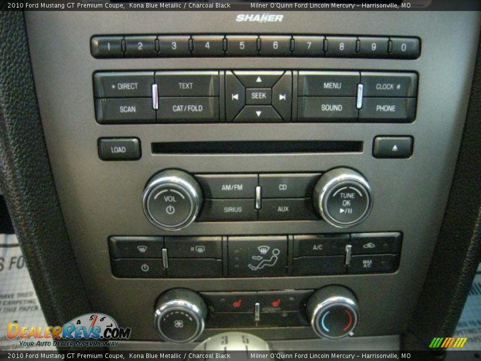 2010 Ford Mustang GT Premium Coupe Kona Blue Metallic / Charcoal Black Photo #14