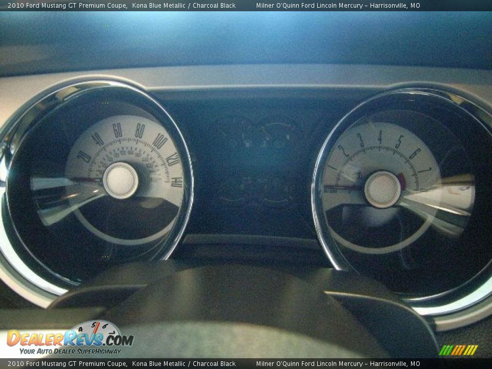 2010 Ford Mustang GT Premium Coupe Kona Blue Metallic / Charcoal Black Photo #20