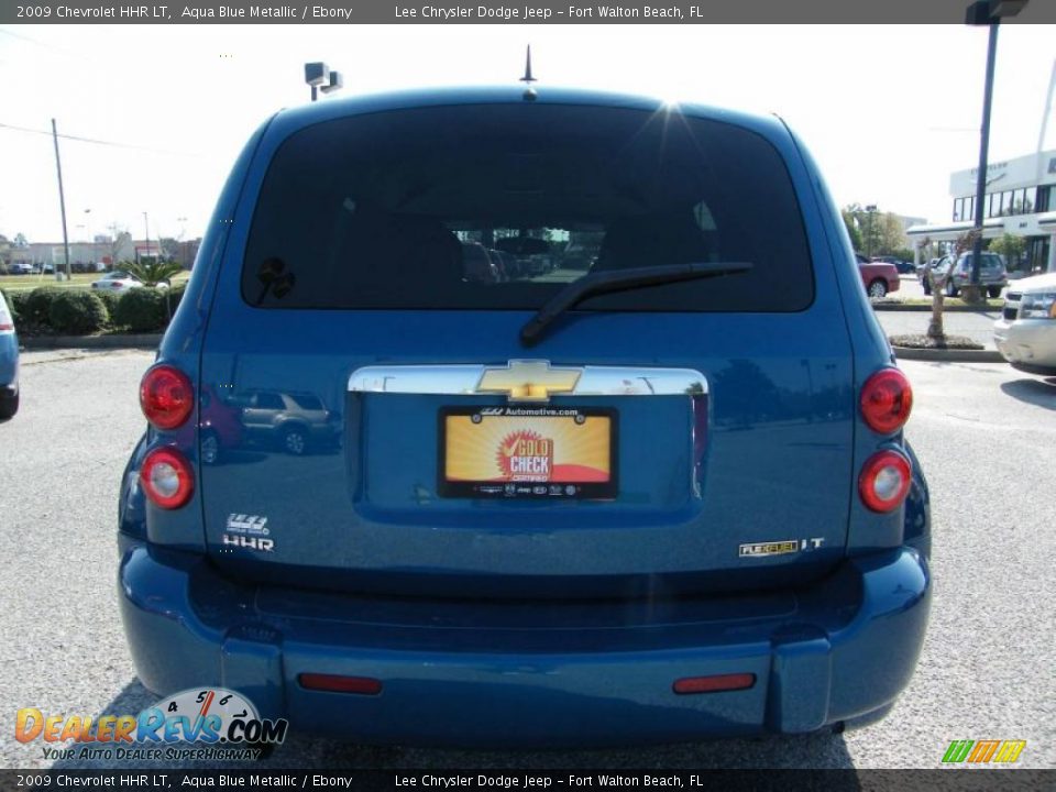 2009 Chevrolet HHR LT Aqua Blue Metallic / Ebony Photo #4