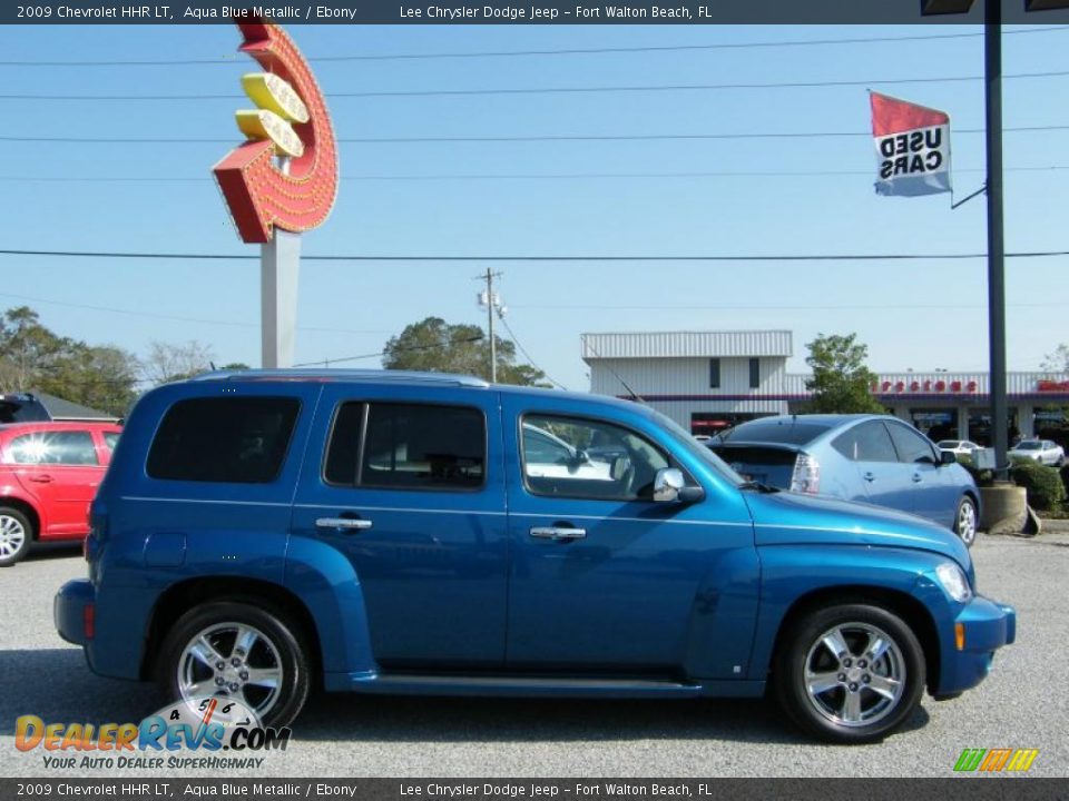 2009 Chevrolet HHR LT Aqua Blue Metallic / Ebony Photo #6