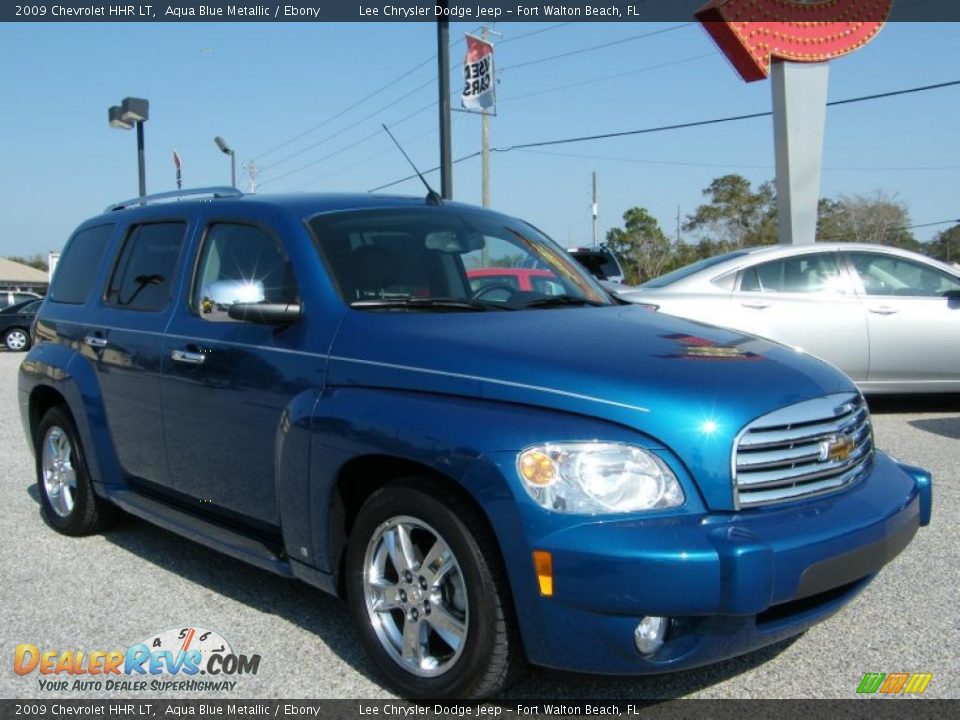 2009 Chevrolet HHR LT Aqua Blue Metallic / Ebony Photo #7