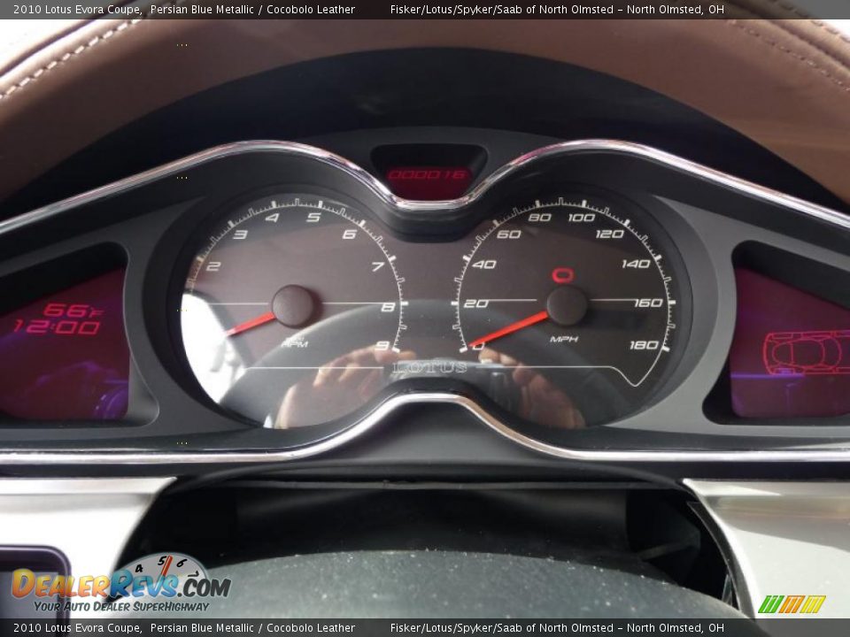 2010 Lotus Evora Coupe Gauges Photo #13