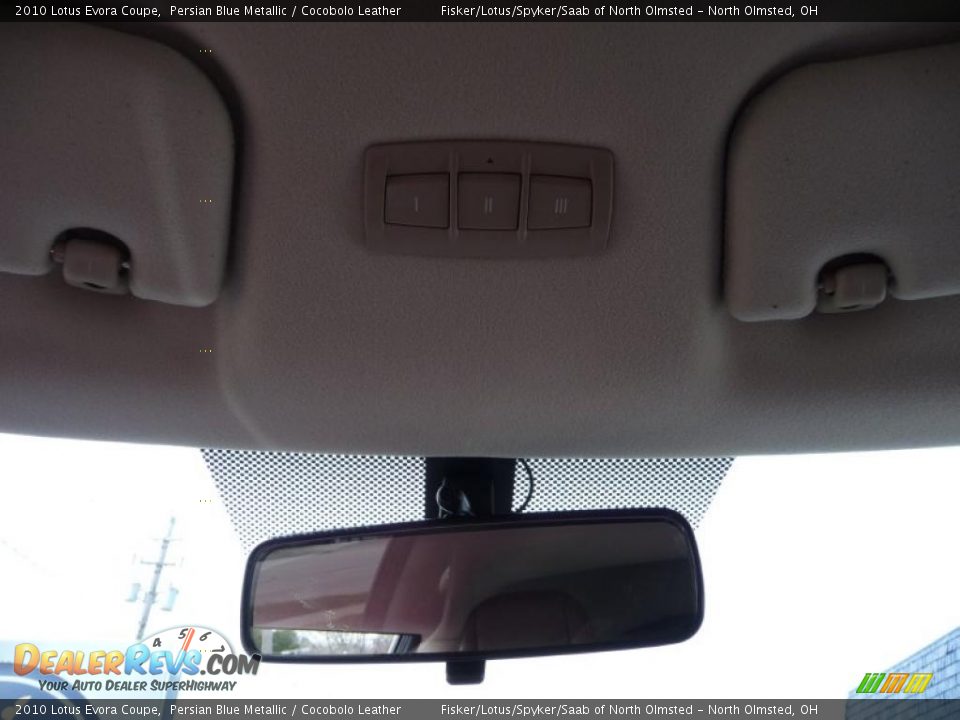 2010 Lotus Evora Coupe Persian Blue Metallic / Cocobolo Leather Photo #15