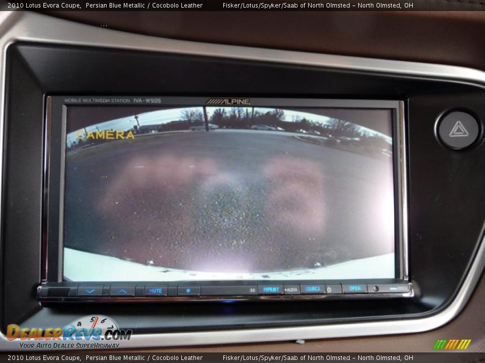 2010 Lotus Evora Coupe Persian Blue Metallic / Cocobolo Leather Photo #17