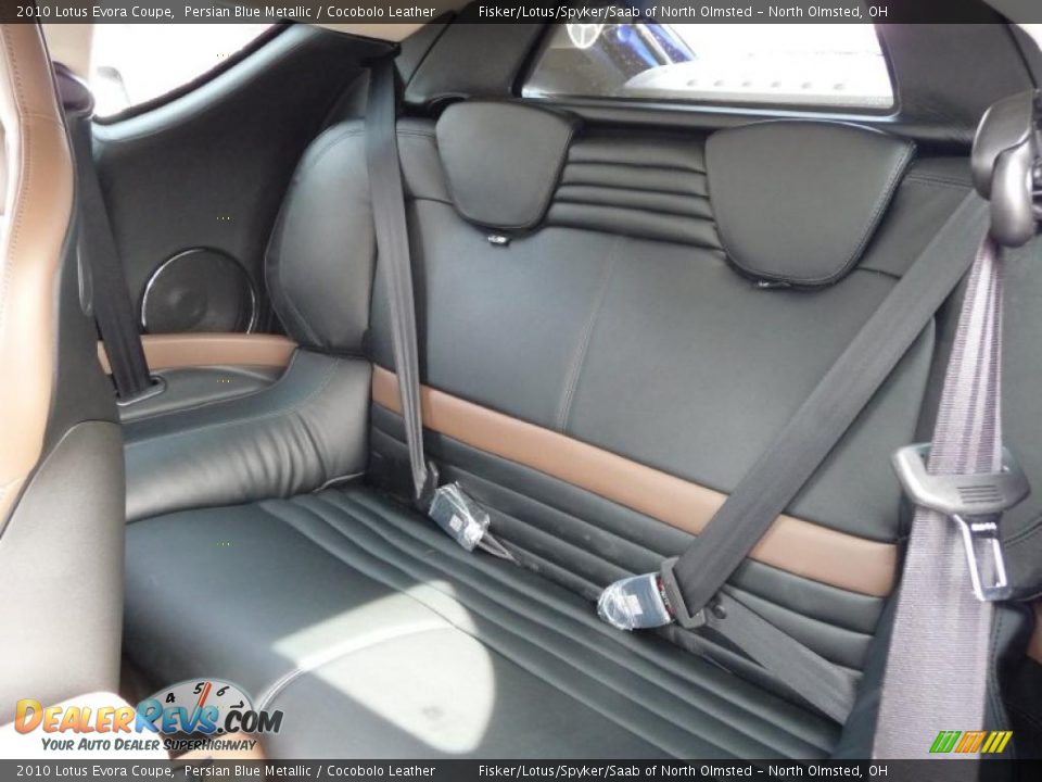 2010 Lotus Evora Coupe Persian Blue Metallic / Cocobolo Leather Photo #23