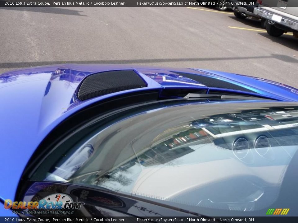 2010 Lotus Evora Coupe Persian Blue Metallic / Cocobolo Leather Photo #24