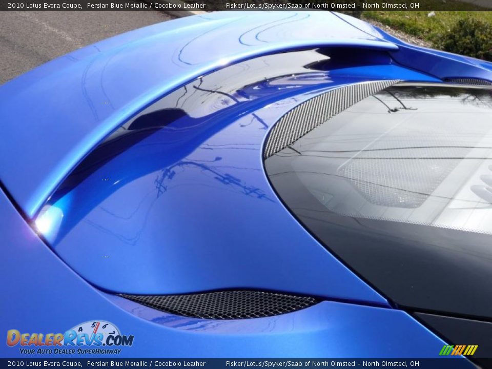 Persian Blue Metallic 2010 Lotus Evora Coupe Photo #26