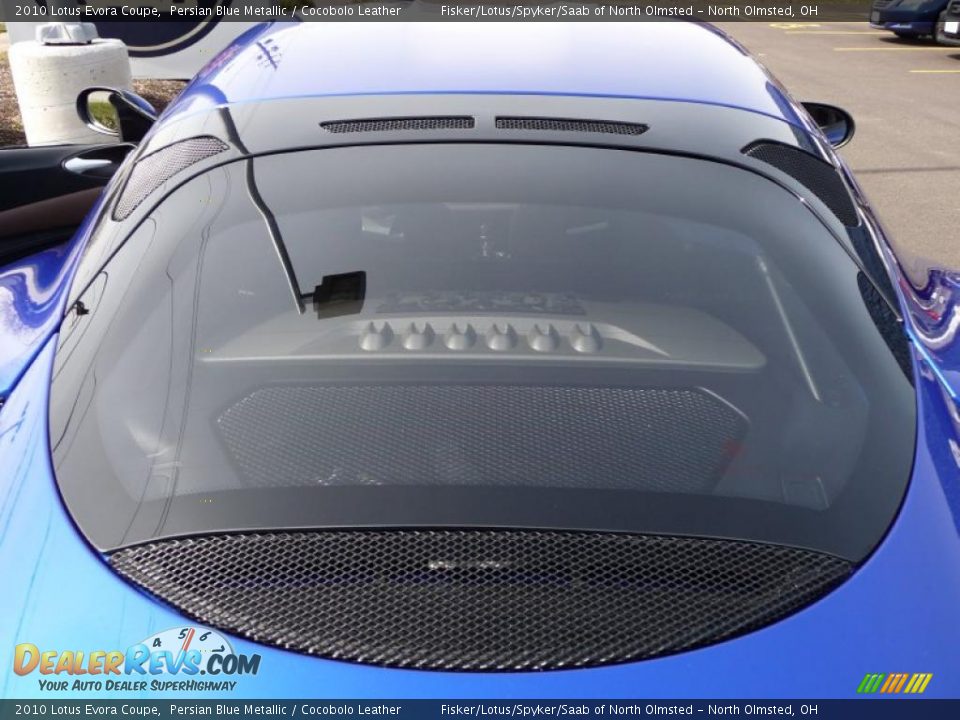2010 Lotus Evora Coupe Persian Blue Metallic / Cocobolo Leather Photo #27