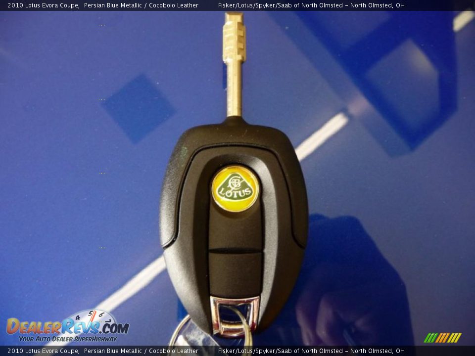 2010 Lotus Evora Coupe Persian Blue Metallic / Cocobolo Leather Photo #29