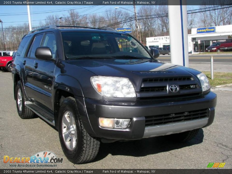 2003 Toyota 4Runner Limited 4x4 Galactic Gray Mica / Taupe Photo #2