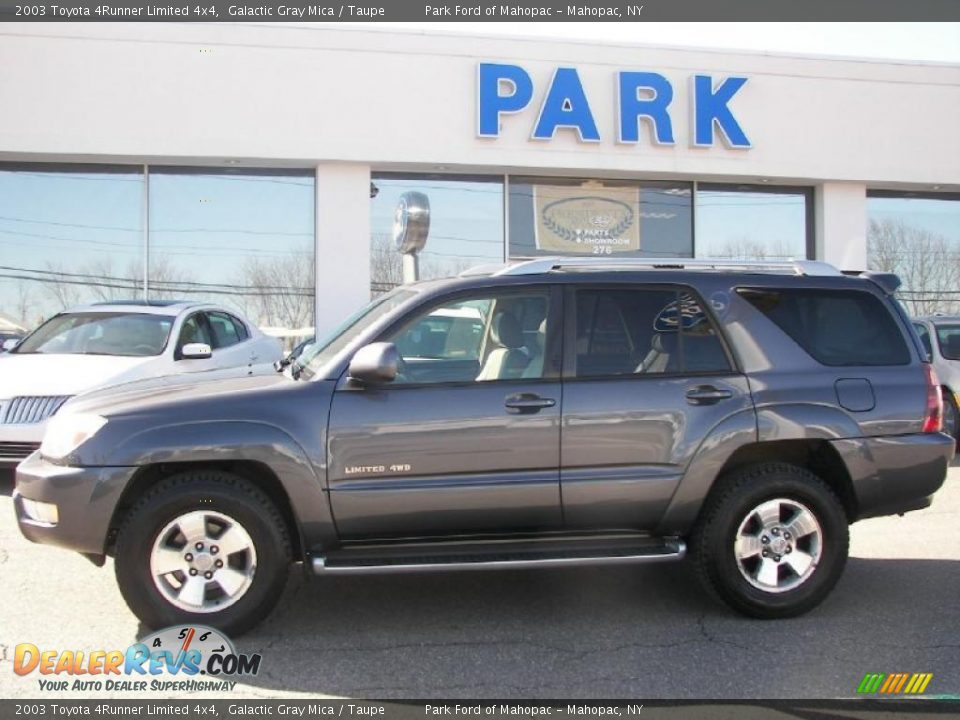 2003 Toyota 4Runner Limited 4x4 Galactic Gray Mica / Taupe Photo #6