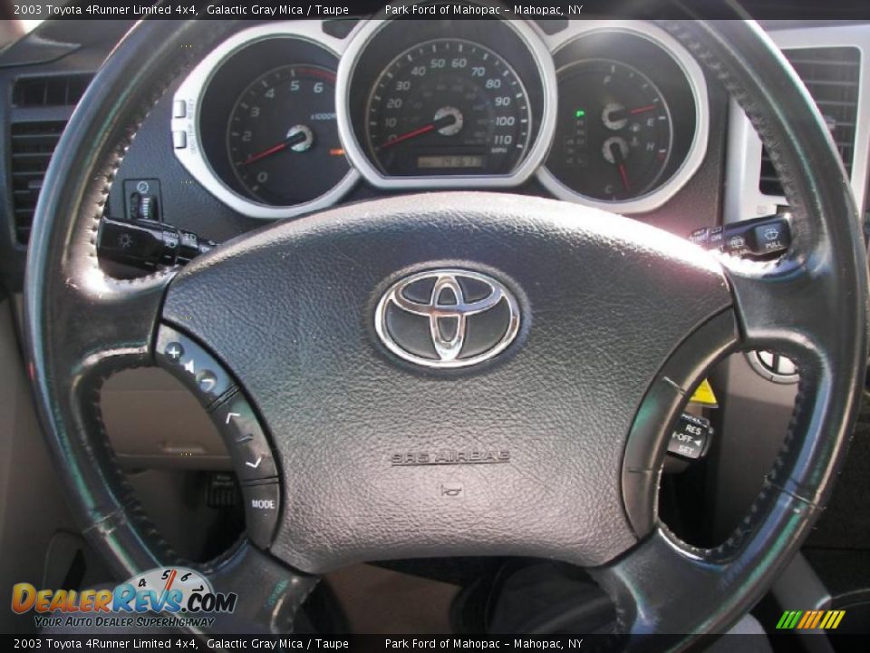 2003 Toyota 4Runner Limited 4x4 Galactic Gray Mica / Taupe Photo #20