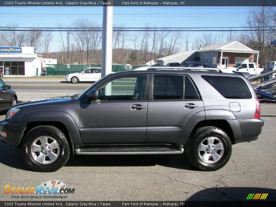 2003 Toyota 4Runner Limited 4x4 Galactic Gray Mica / Taupe Photo #26