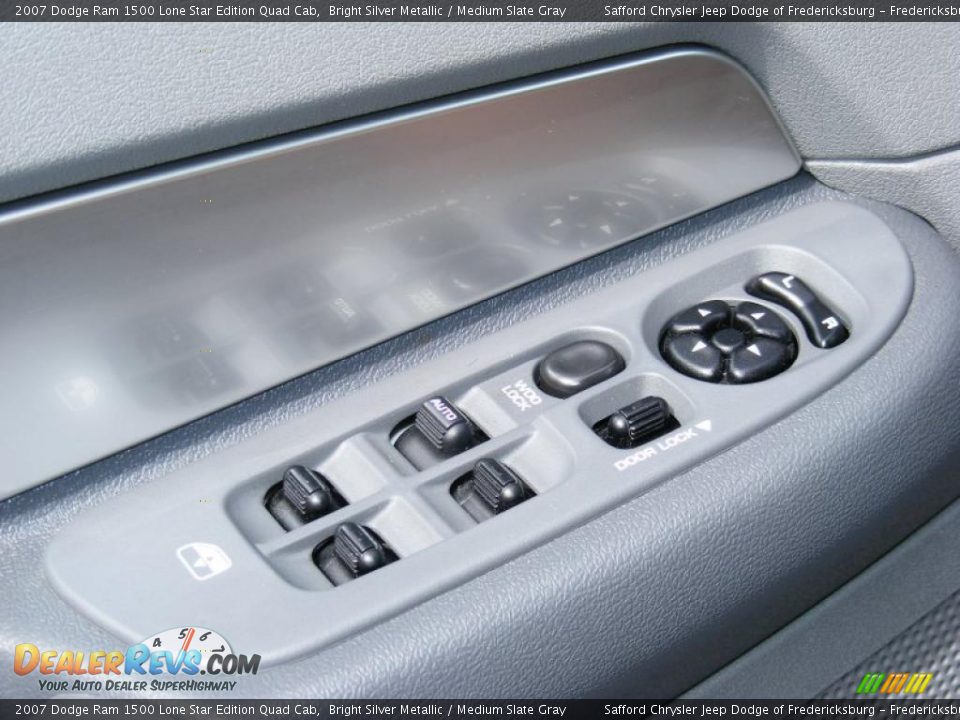 2007 Dodge Ram 1500 Lone Star Edition Quad Cab Bright Silver Metallic / Medium Slate Gray Photo #32