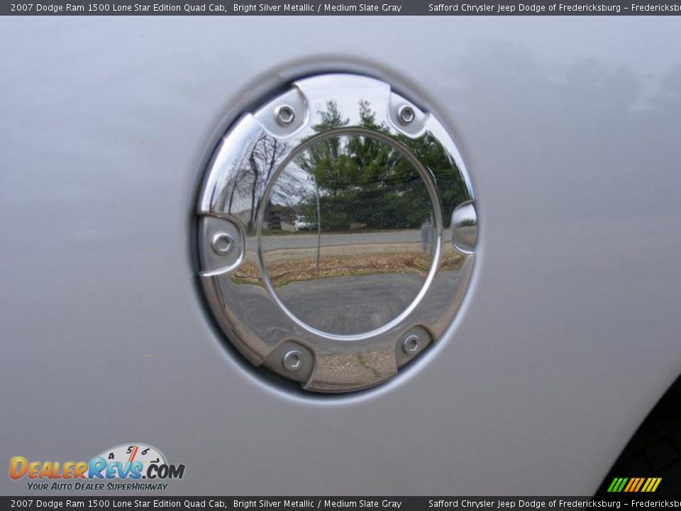2007 Dodge Ram 1500 Lone Star Edition Quad Cab Bright Silver Metallic / Medium Slate Gray Photo #35
