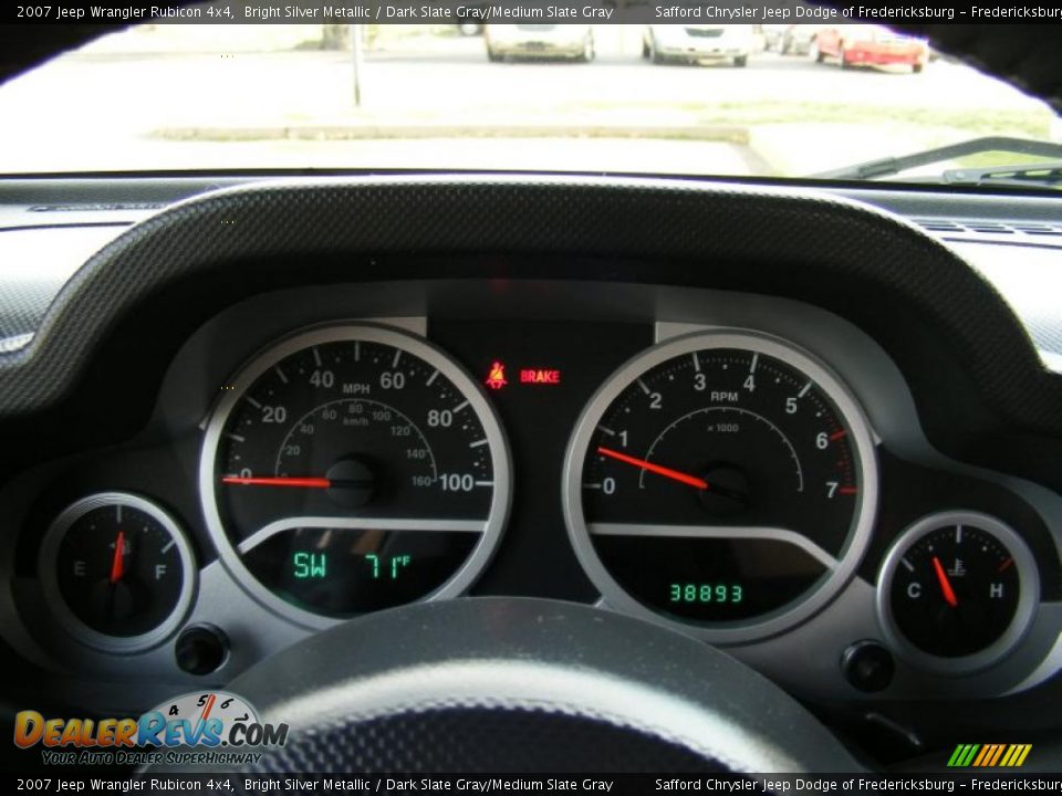 2007 Jeep Wrangler Rubicon 4x4 Bright Silver Metallic / Dark Slate Gray/Medium Slate Gray Photo #9
