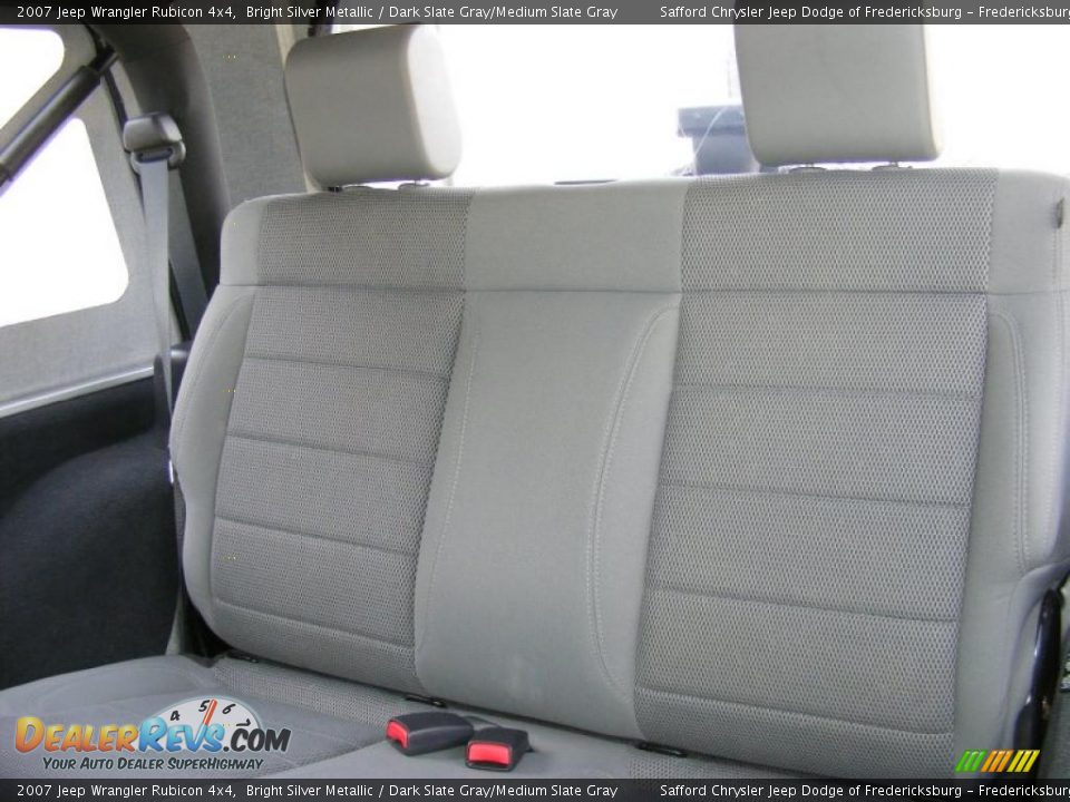 2007 Jeep Wrangler Rubicon 4x4 Bright Silver Metallic / Dark Slate Gray/Medium Slate Gray Photo #15