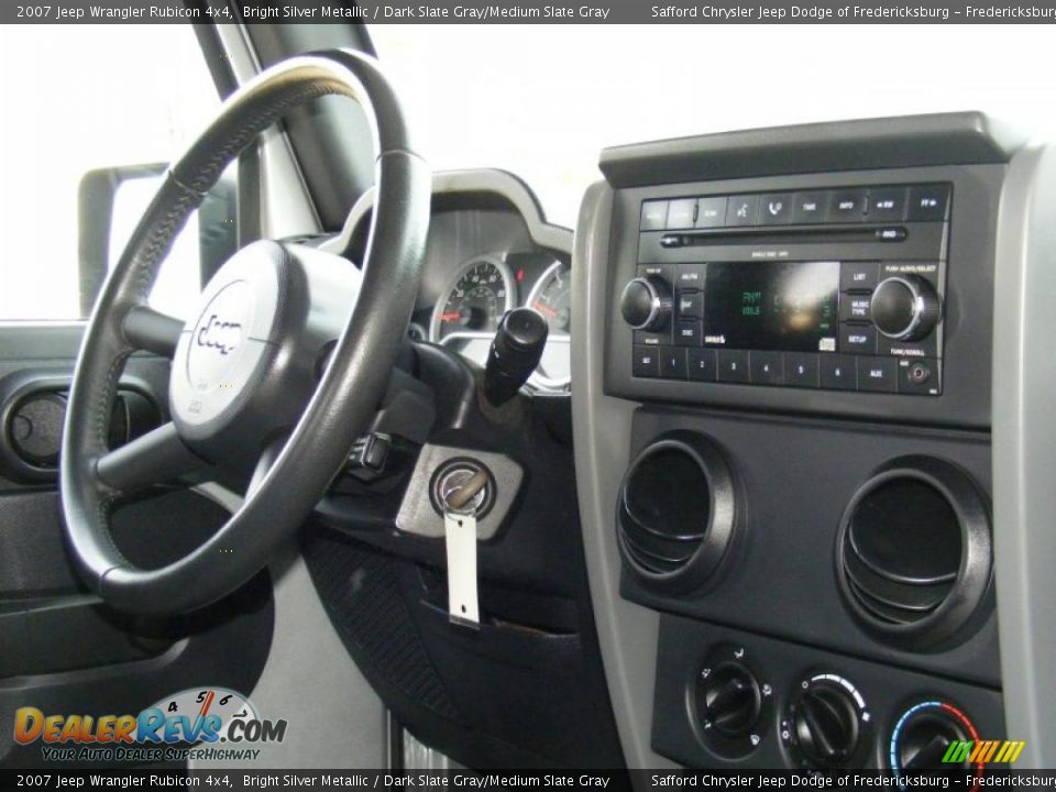 2007 Jeep Wrangler Rubicon 4x4 Bright Silver Metallic / Dark Slate Gray/Medium Slate Gray Photo #18