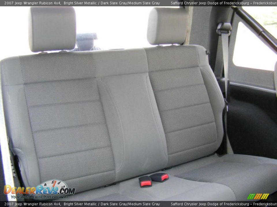 2007 Jeep Wrangler Rubicon 4x4 Bright Silver Metallic / Dark Slate Gray/Medium Slate Gray Photo #21