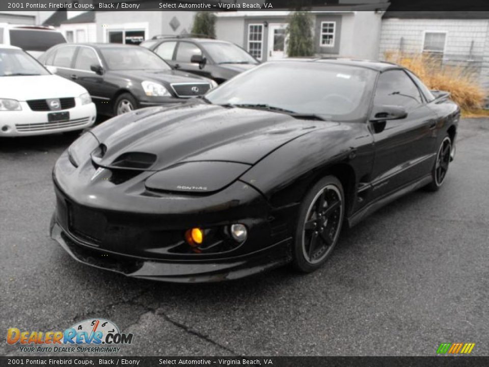 2001 Pontiac Firebird Coupe Black / Ebony Photo #1