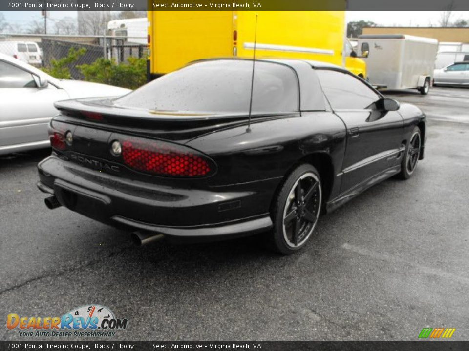 2001 Pontiac Firebird Coupe Black / Ebony Photo #4