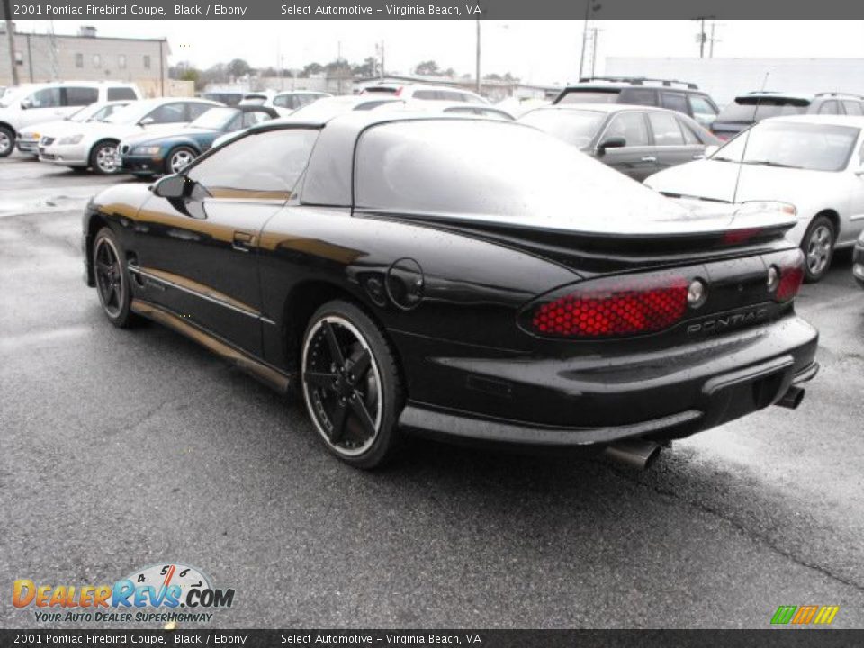 2001 Pontiac Firebird Coupe Black / Ebony Photo #6