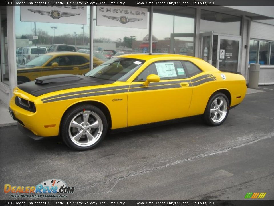 2010 Dodge Challenger R/T Classic Detonator Yellow / Dark Slate Gray Photo #1