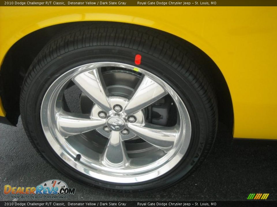 2010 Dodge Challenger R/T Classic Detonator Yellow / Dark Slate Gray Photo #11