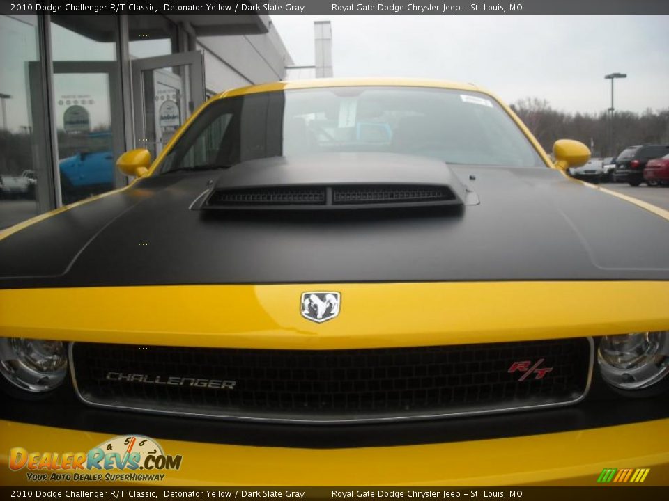 2010 Dodge Challenger R/T Classic Detonator Yellow / Dark Slate Gray Photo #13