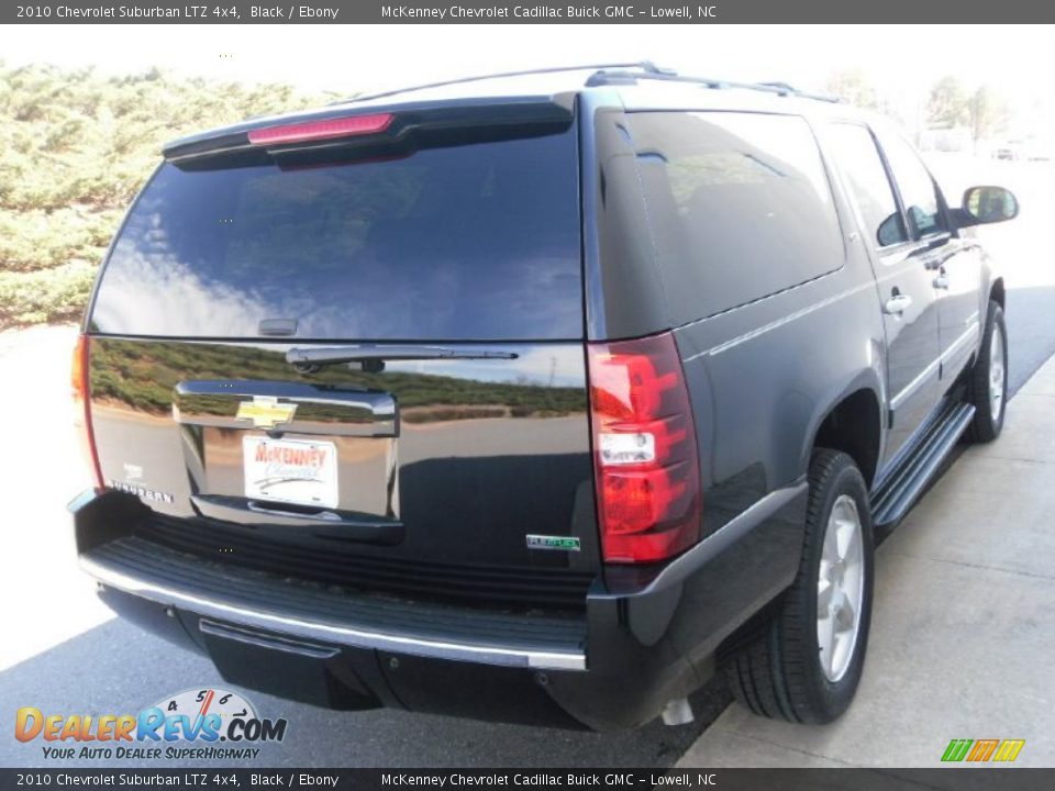 2010 Chevrolet Suburban LTZ 4x4 Black / Ebony Photo #4