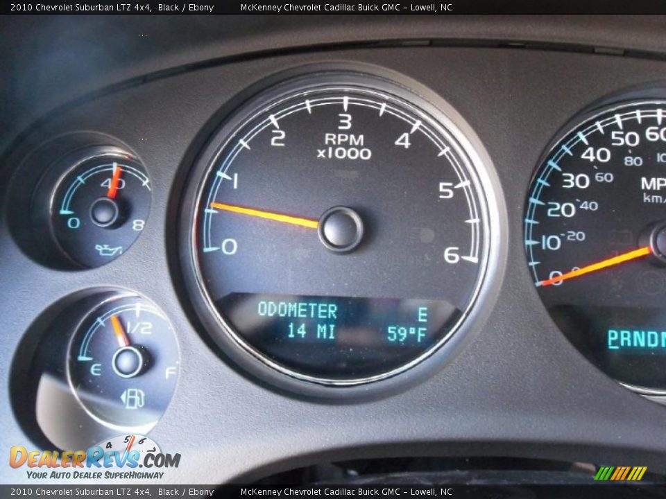 2010 Chevrolet Suburban LTZ 4x4 Black / Ebony Photo #12