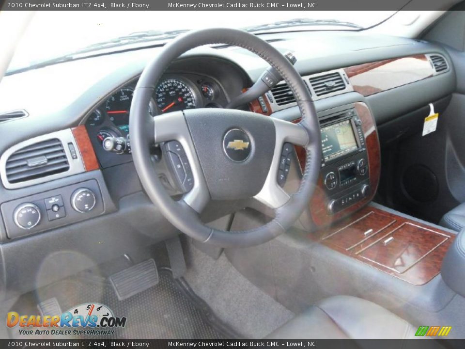 2010 Chevrolet Suburban LTZ 4x4 Black / Ebony Photo #30