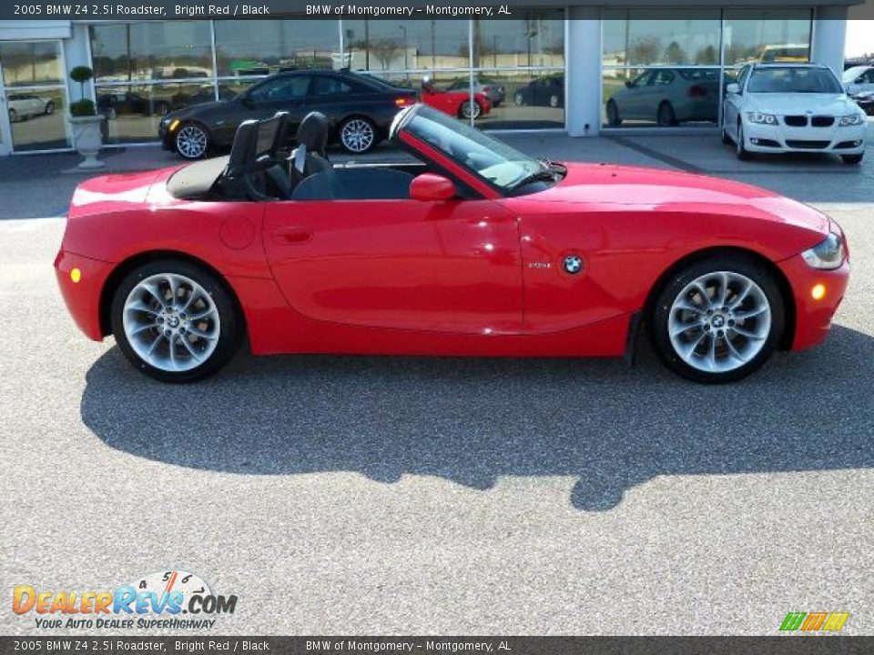 2005 BMW Z4 2.5i Roadster Bright Red / Black Photo #2