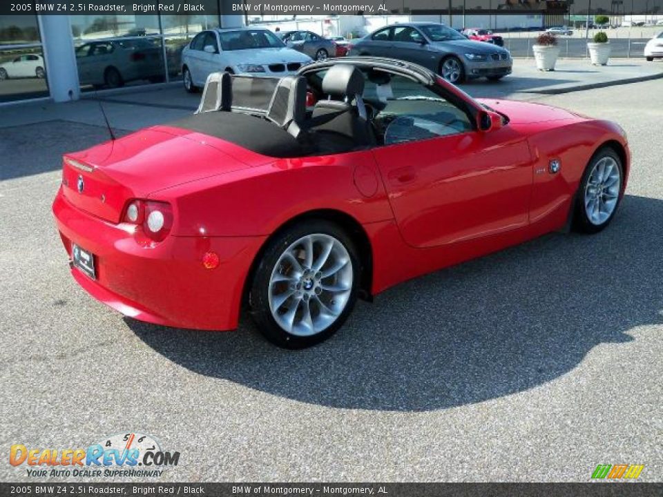 2005 BMW Z4 2.5i Roadster Bright Red / Black Photo #3