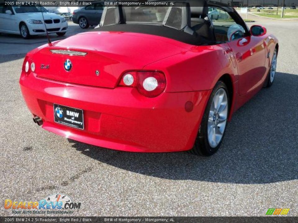 2005 BMW Z4 2.5i Roadster Bright Red / Black Photo #4