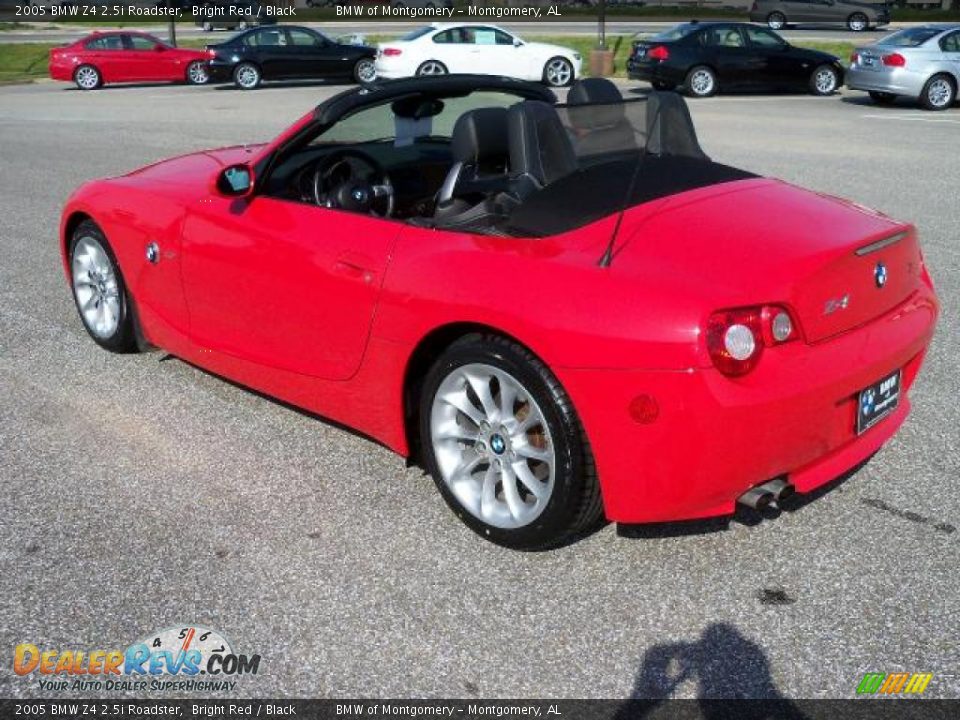 2005 BMW Z4 2.5i Roadster Bright Red / Black Photo #6