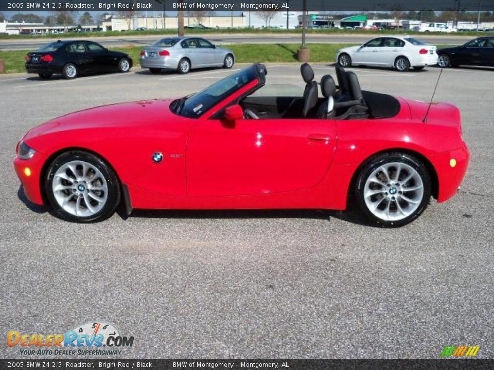 2005 BMW Z4 2.5i Roadster Bright Red / Black Photo #7