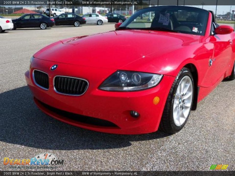 2005 BMW Z4 2.5i Roadster Bright Red / Black Photo #9