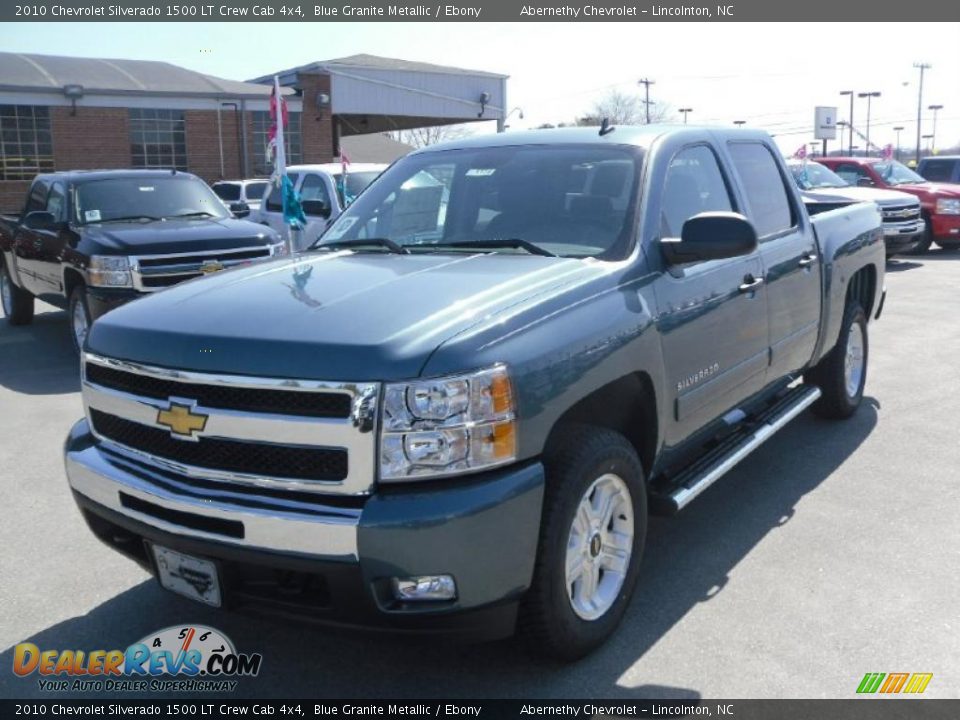 2010 Chevrolet Silverado 1500 LT Crew Cab 4x4 Blue Granite Metallic