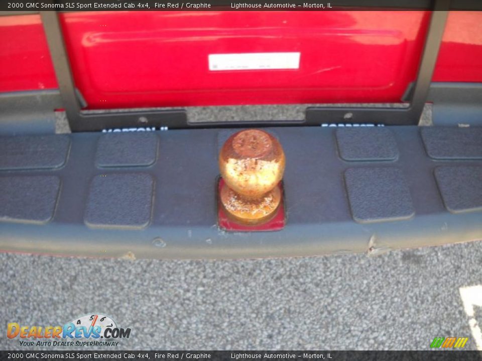 2000 GMC Sonoma SLS Sport Extended Cab 4x4 Fire Red / Graphite Photo #10