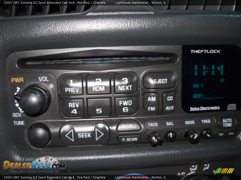 2000 GMC Sonoma SLS Sport Extended Cab 4x4 Fire Red / Graphite Photo #20
