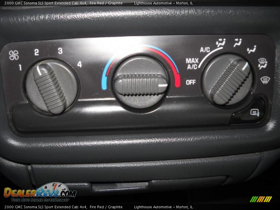 2000 GMC Sonoma SLS Sport Extended Cab 4x4 Fire Red / Graphite Photo #21