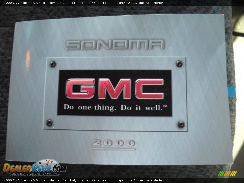 2000 GMC Sonoma SLS Sport Extended Cab 4x4 Fire Red / Graphite Photo #26
