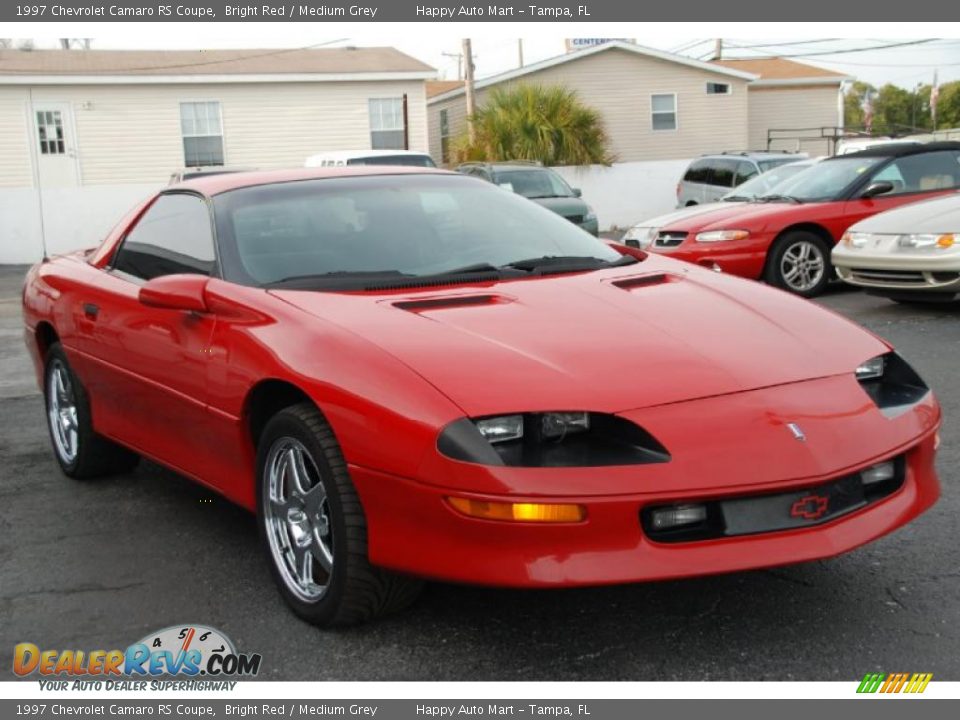 1997 Chevrolet Camaro RS Coupe Bright Red / Medium Grey Photo #2