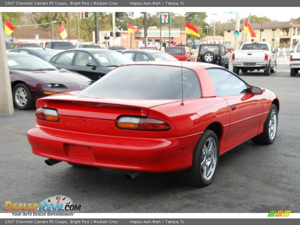 1997 Chevrolet Camaro RS Coupe Bright Red / Medium Grey Photo #4