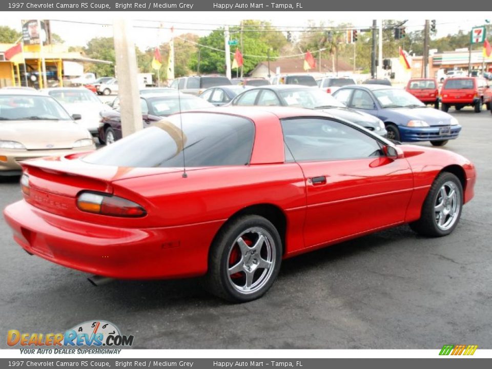 1997 Chevrolet Camaro RS Coupe Bright Red / Medium Grey Photo #5