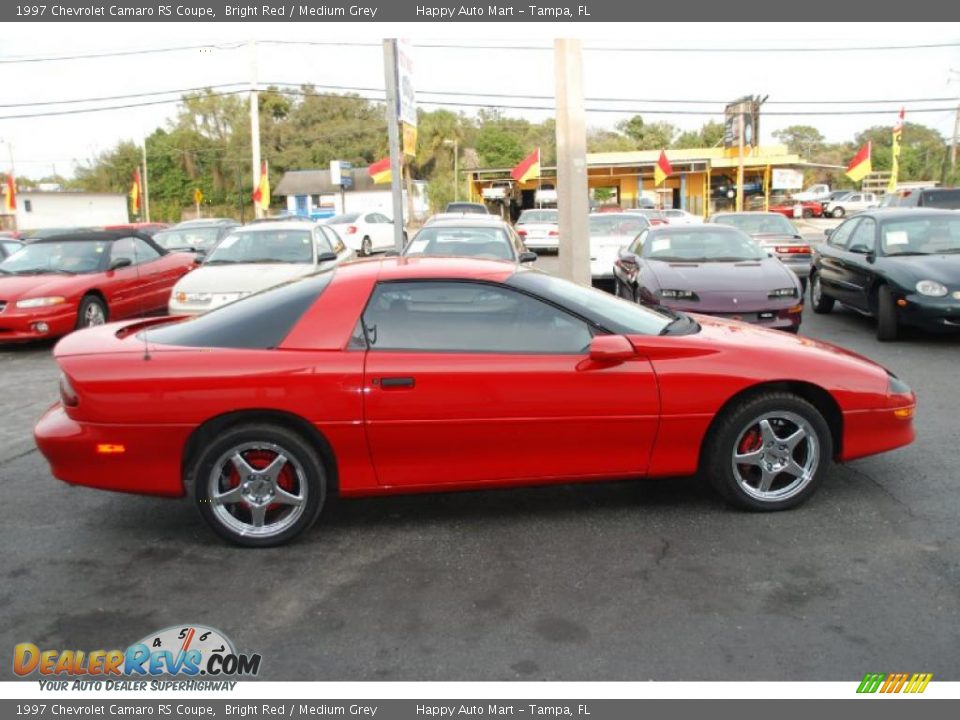 1997 Chevrolet Camaro RS Coupe Bright Red / Medium Grey Photo #6