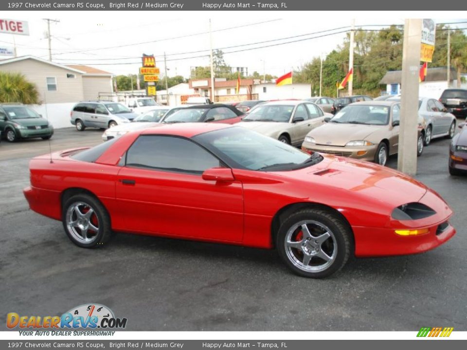 1997 Chevrolet Camaro RS Coupe Bright Red / Medium Grey Photo #7